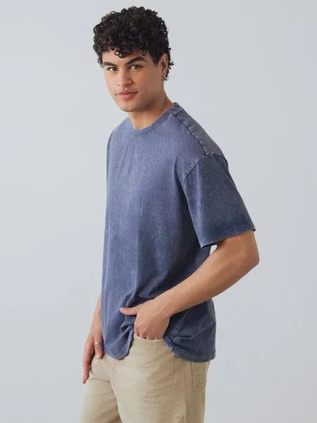 Honest Basics Honest Basics Hipster Shirt aus Bio- und recycelter Baumwolle, Denim, – Produktbild 2 von 4