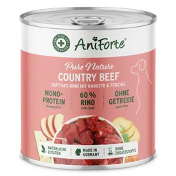 AniForte AniForte Nassfutter Rind mit Karotte 6x800 g – Produktbild 1 von 1
