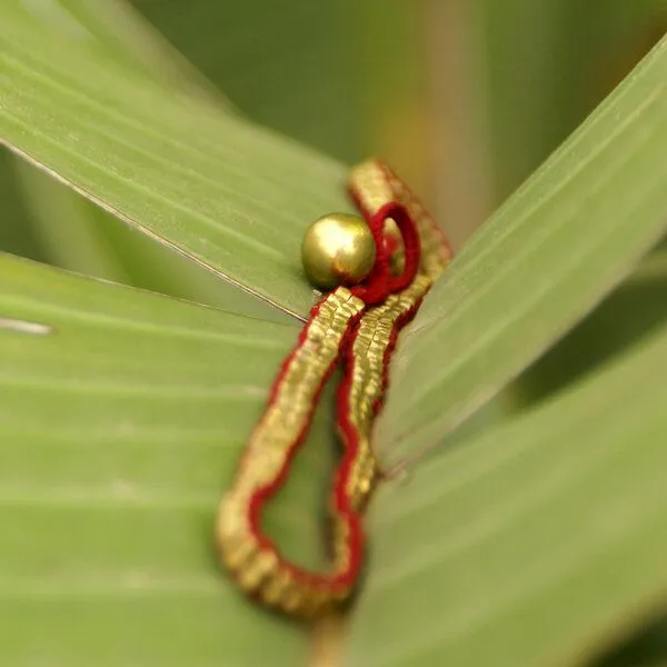 KIKOONI KIKOONI Dokra Kette red snake – Produktbild 3 von 4