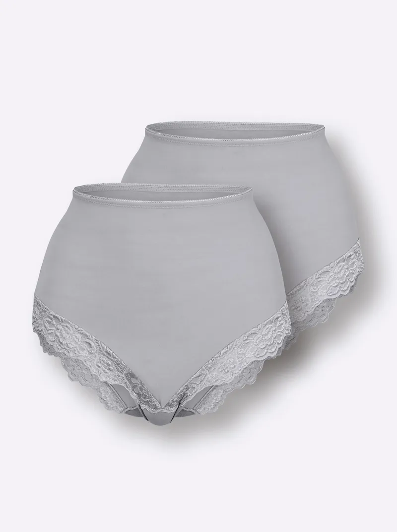 wäschepur Taillenslip steingrau, Steingrau, – Produktbild 1 von 3