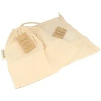 fesch fair fesch & fair 6er Set Einkaufsbeutel & Netz aus Bio-Baumwolle / Vegan & Fair – Produktbild 1 von 1