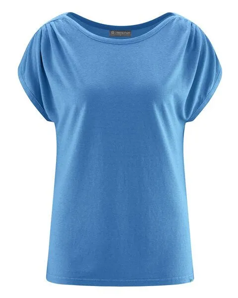 HempAge HempAge Hanf T-Shirt, Ocean (blau), – Produktbild 2 von 2