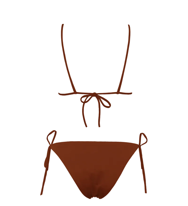 Anekdot Anekdot Damen vegan Bikini Set Olbia Triangle, Braun, – Produktbild 1 von 2