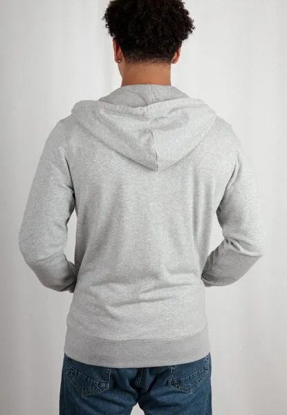 TORLAND TORLAND Basic Zip-Hoodie CONNECTOR, Grau (heather grey), – Produktbild 2 von 4