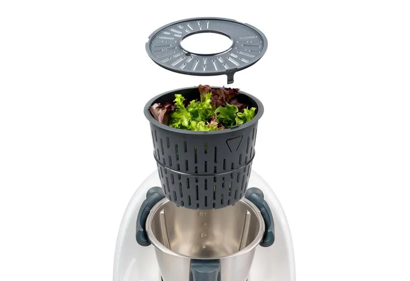 Mixcover Küchenmaschinen Zubehör-Set mixcover Salatschleuder kompatibel mit Thermomix TM7 TM6 TM5 waschen – Produktbild 1 von 5