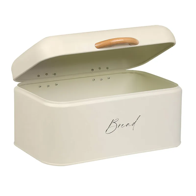 Kesper Metall-Brotkasten "Bread", Beige, – Produktbild 2 von 2