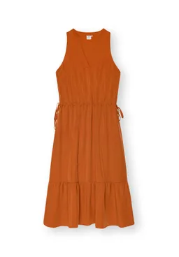 Lovjoi LOVJOI Damen vegan Maxikleid Ramaria Dark Amber – Produktbild 1 von 1