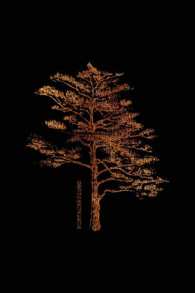 Kultgut Kultgut Tree in echter Woodoptik/ Vegan - Pullover flauschig & gemütlich, Schwarz, – Produktbild 3 von 4