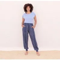 Jaya Jaya SMILLA Tencel - Damen - lockeres Shirt für Yoga und Freizeit aus Tencel-Baumwoll-Mix, Skyblue/blau, – Produktbild 1 von 1