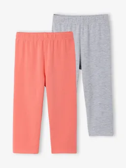 Vertbaudet 2er-Pack Mädchen 3/4-Leggings BASIC – Produktbild 1 von 1