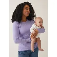 Boob Umstands- und Stillshirt Classic Langarmshirt von boob, Lilac, – Produktbild 1 von 1