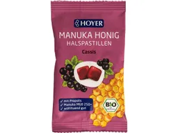HOYER HOYER Bio-Halspastillen "Manuka Honig" mit Cassis, 30 g – Produktbild 1 von 1