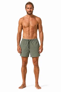 RAVENS VIEW IBIZA RAVENS VIEW IBIZA Herren vegan Badeshorts Khaki Wave – Produktbild 1 von 1