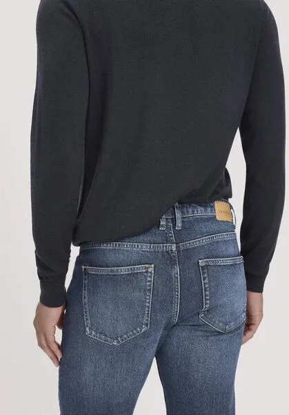 hessnatur hessnatur Jeans BEN Regular Straight aus Bio-Denim, Dark blue, – Produktbild 5 von 7