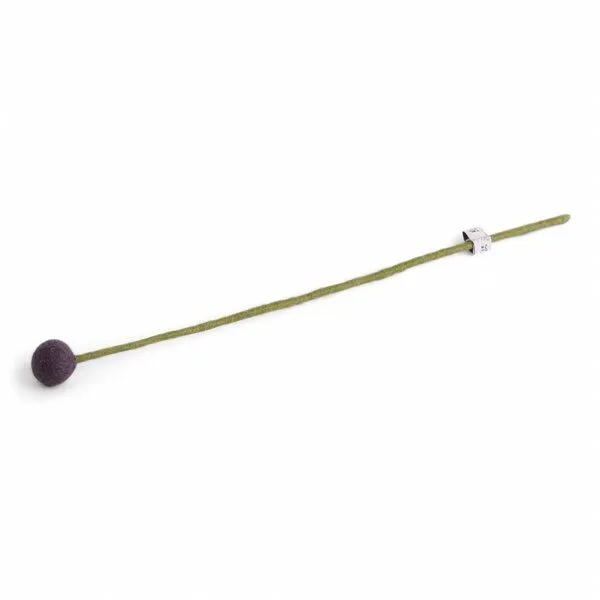 Gry & Sif Gry & Sif Filz-Blume 3cm, Dunkel lila, – Produktbild 1 von 1
