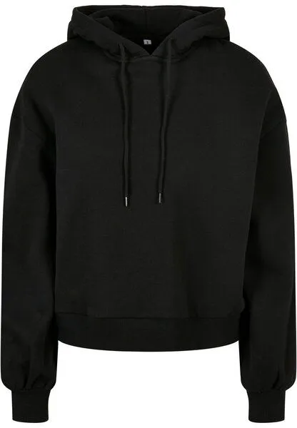 Build Your Brand Build Your Brand Ladies´ Organic Oversized Hoody flauschige Kapuze bis 5XL, Schwarz, – Produktbild 2 von 4