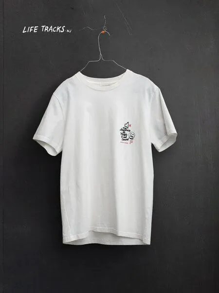 Nudie Jeans Nudie Jeans Roy Muted Tracks T-Shirt, Chalk white, – Produktbild 1 von 2