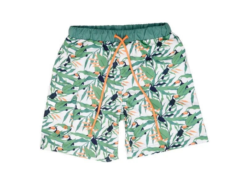 ducksday ducksday Kinder Badehose "Toucan" Jahre; 98/104, Grün, – Produktbild 1 von 2
