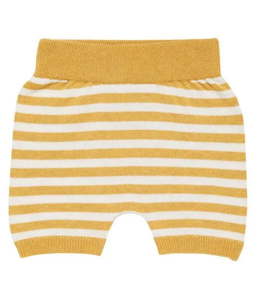 Sense Organics sense-organics Baby Shorts *Lu Streifen gelb/weiss o. navy/weiss* Strick GOTS Sense Organics, Gelb/weiss, – Produktbild 1 von 1