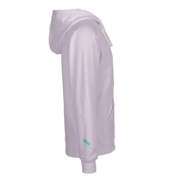 HANDGEDRUCKT HANDGEDRUCKT "Ameisen" Männer Zip Hoody Neutral, Dusty purple, – Produktbild 2 von 3