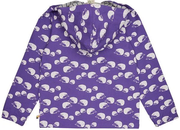 loud + proud loud + proud Kinder Wasserabweisende Jacke, GOTS-zertifiziert, Violet(lila), – Produktbild 2 von 2