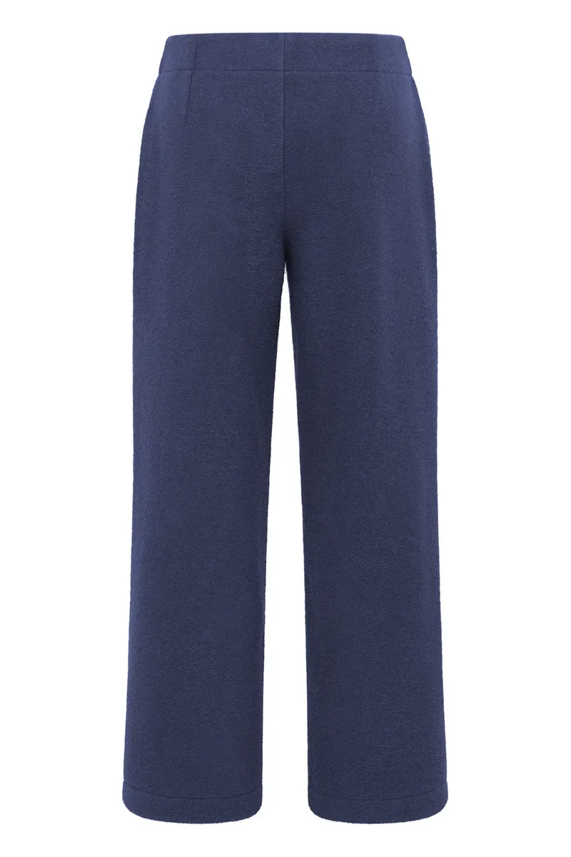 Tranquillo Tranquillo Hose aus reinem Wollwalk, Night blue, – Produktbild 1 von 1