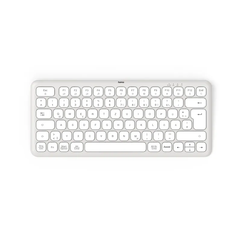 Hama Hama "Multi-Device-Tastatur ""WK-500"", kabellos, Funk u. BT, klein, WS, QWERTZ DE (00173060)" – Produktbild 1 von 6