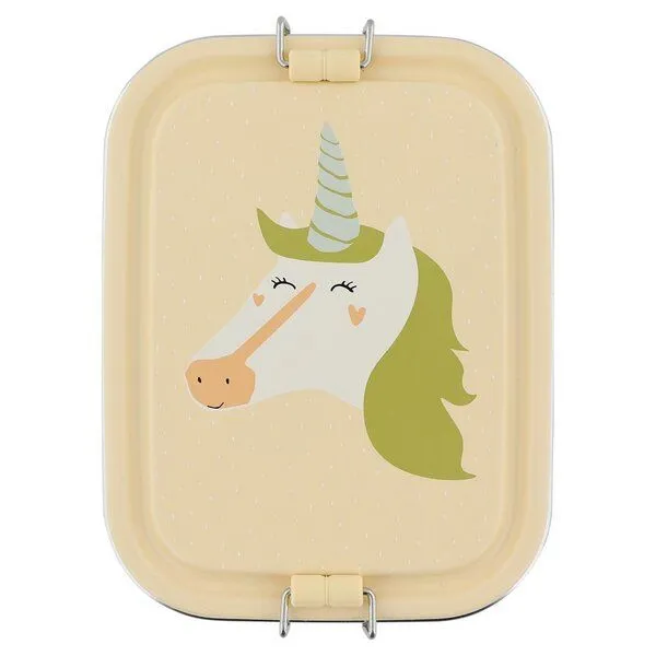TRIXIE TRIXIE – Kinderbrotdose – Lunchbox aus Edelstahl – klein, Grey, – Produktbild 3 von 8