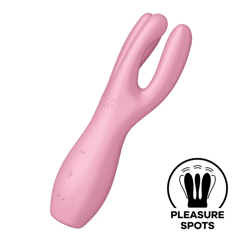 Satisfyer Satisfyer Threesome 3, 14 cm, Pink, – Produktbild 1 von 1