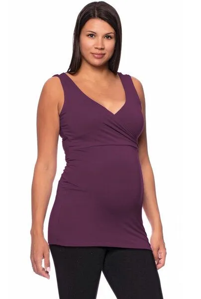 Milchshake Milchshake VARIO Cache-Coeur Umstands- und Stilltop, Aubergine, – Produktbild 1 von 4