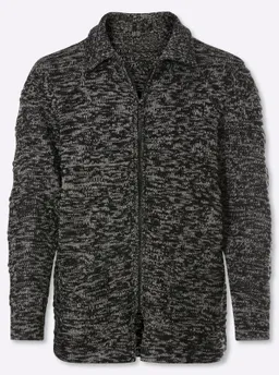 marco donati Strickjacke schwarz-grau-meliert – Produktbild 1 von 1