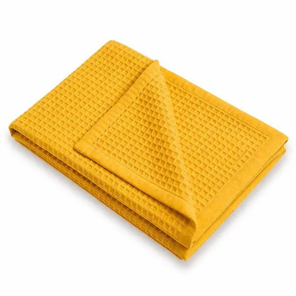 PAPATE PAPATE Bienenwaben-Decke aus Bio-Baum, Gelb, – Produktbild 1 von 3