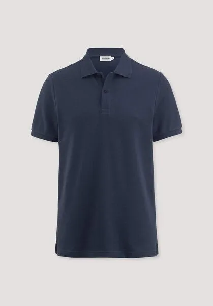 hessnatur hessnatur Piqué Polo Regular aus reiner Bio-Baumwolle, Nachtblau, – Produktbild 6 von 7