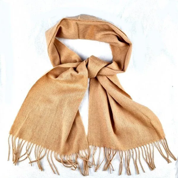 Bruno Barella Bruno Barella Winter Schal aus Wolle mit Fransen, Beige, – Produktbild 1 von 1