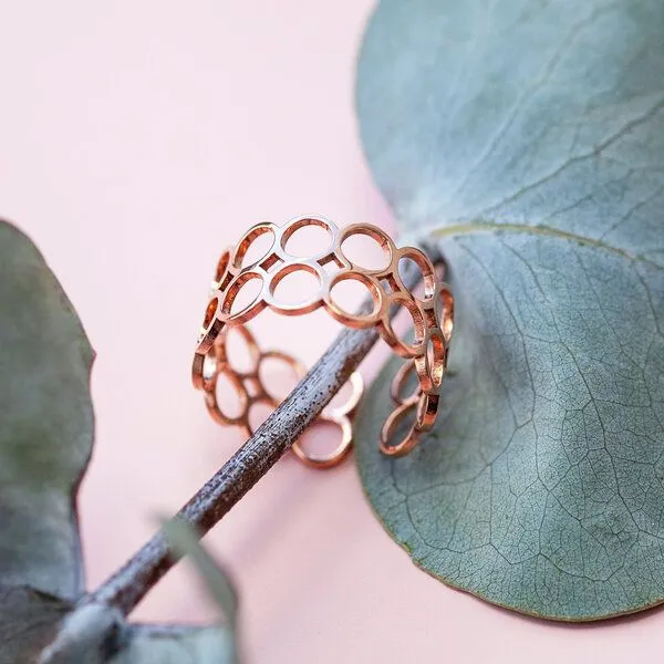 ALEXASCHA ALEXASCHA Verstellbarer Ring | gold, silber, roségold | AVA, Gold, – Produktbild 1 von 7