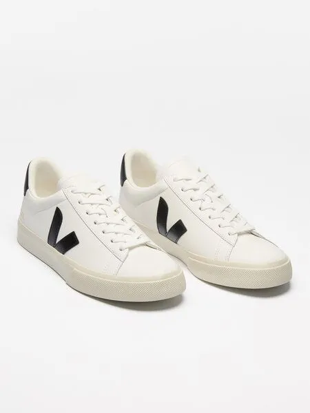 Veja Veja Sneaker Damen - Campo Chromefree, Weiß (extra white black), – Produktbild 2 von 3
