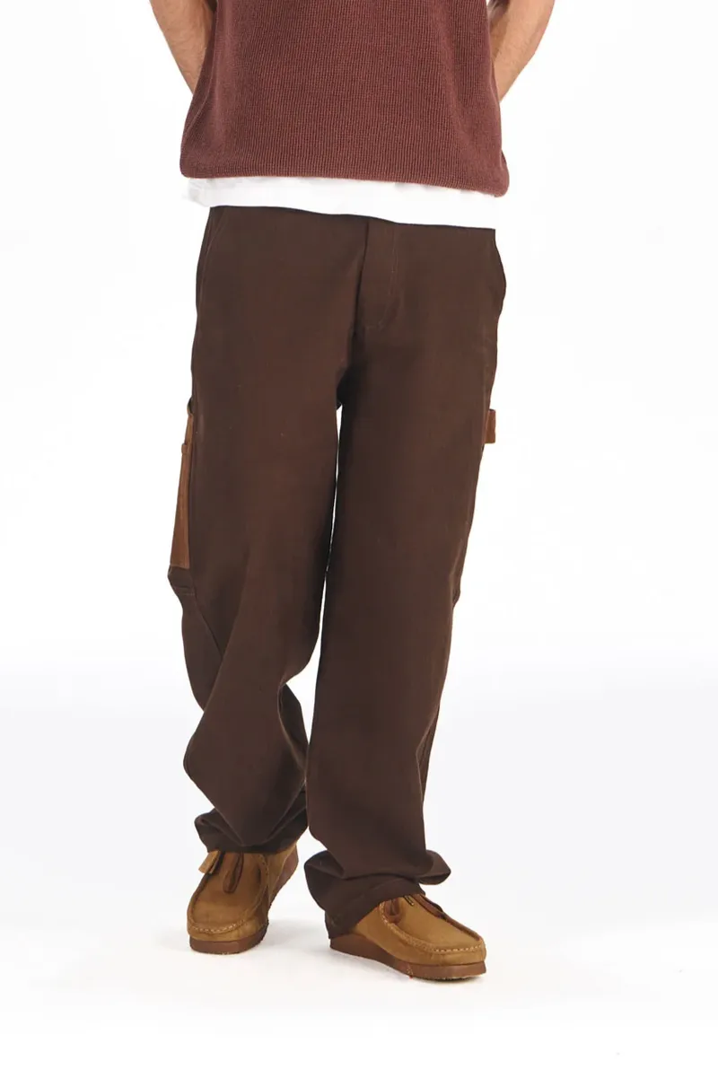 KOMODO KOMODO Herren vegan Hose Theo Carpenter Schokoladenbraun, Braun, – Produktbild 2 von 2