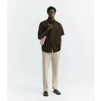 thinking mu thinking mu Chino Hose - Light Travel Pants - aus Bio-Baumwolle, Oatmeal, – Produktbild 1 von 1