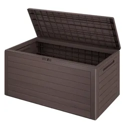 Casaria® Gartenbox Woody 280L Braun Holzoptik wasserdicht – Produktbild 1 von 1