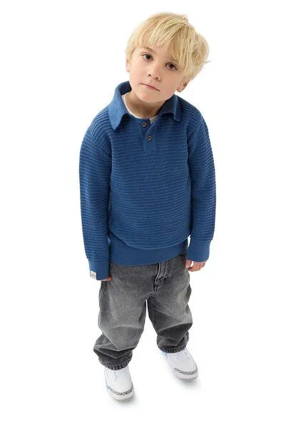 Band of Rascals Band of Rascals Polo Pullover, Blue, – Produktbild 4 von 4