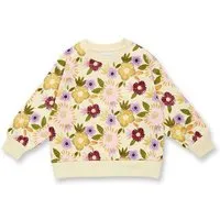 Sense Organics & friends in cooperation with GARY MASH Sense Organics & friends in cooperation with GARY MASH Kinder Sweatshirt aus Bio-Baumwolle, Blumen (beige), – Produktbild 1 von 1