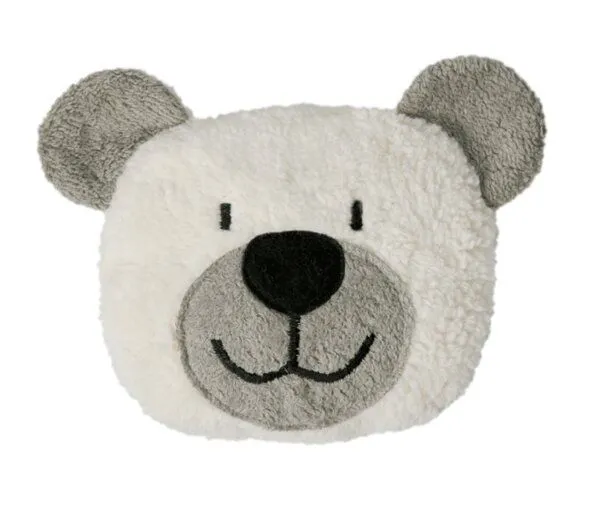 Efie Efie Dinkelkorn-Wärmekissen Teddy, grau (KbA) – Produktbild 1 von 2