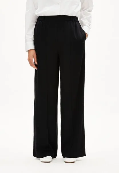 ARMEDANGELS ARMEDANGELS JONVAALIE Damen Webhose aus LENZING ECOVERO Viskose, Black, – Produktbild 1 von 3