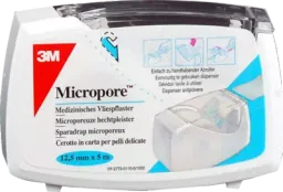 Solventum Germany MICROPORE Vliespfl.1,25 cmx5 m m.Abr.1530NP-0SD 1 St Pflaster – Produktbild 1 von 1