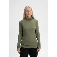 MELA MELA Turtleneck Shirt Style ANCHAL aus 100% Bio-Baumwolle, Thymian, – Produktbild 1 von 1