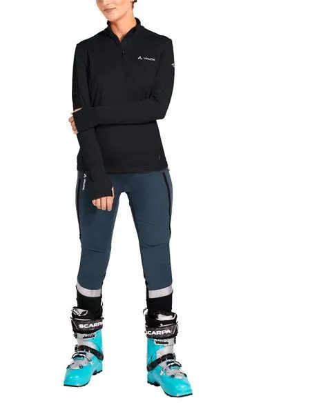 Vaude VAUDE Pullover Women's Livigno Halfzip II, Schwarz, – Produktbild 6 von 7