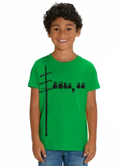 FellHerz Make some noise Kinder T-Shirt fresh green - 9-11 Jahre – Produktbild 1 von 1