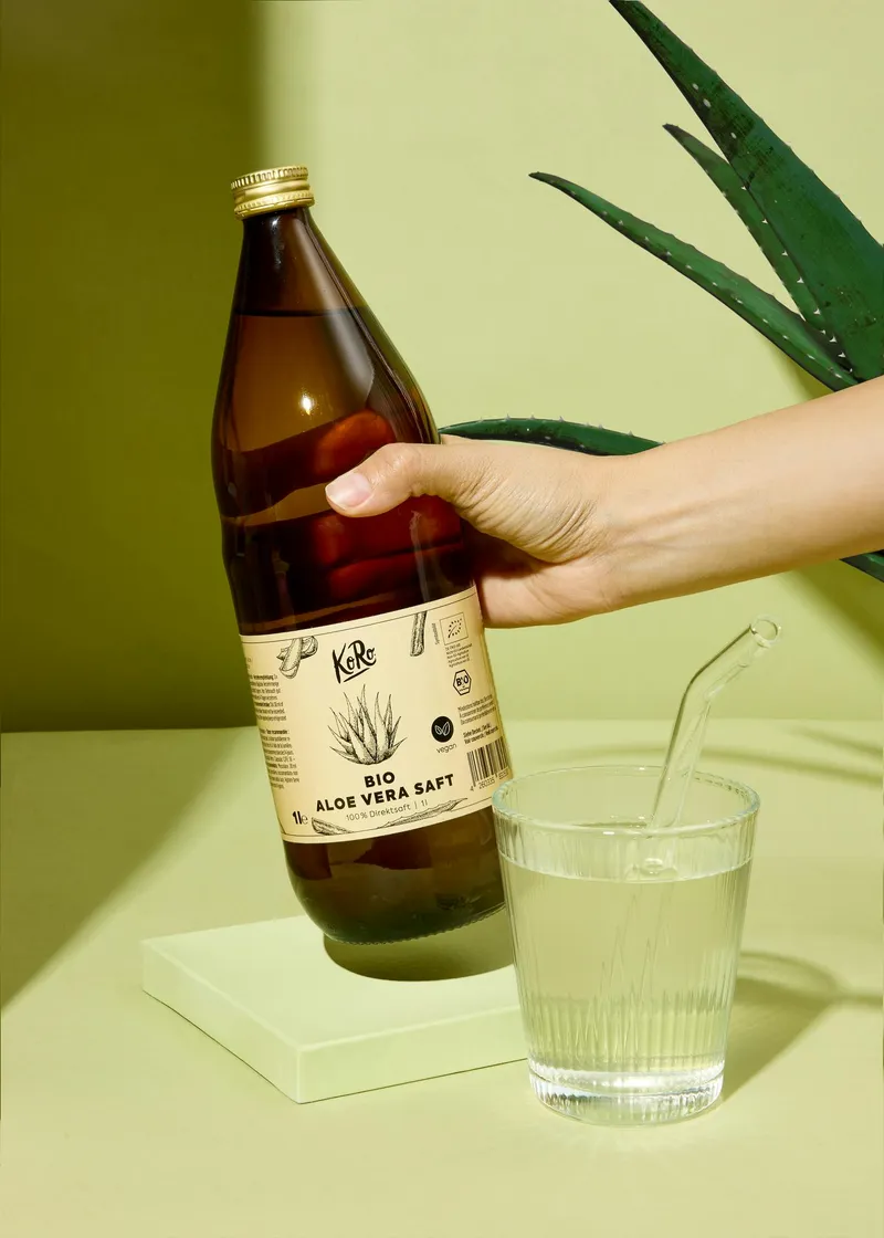 KoRo Bio Aloe Vera 100 % Direktsaft 1 L – Produktbild 3 von 5
