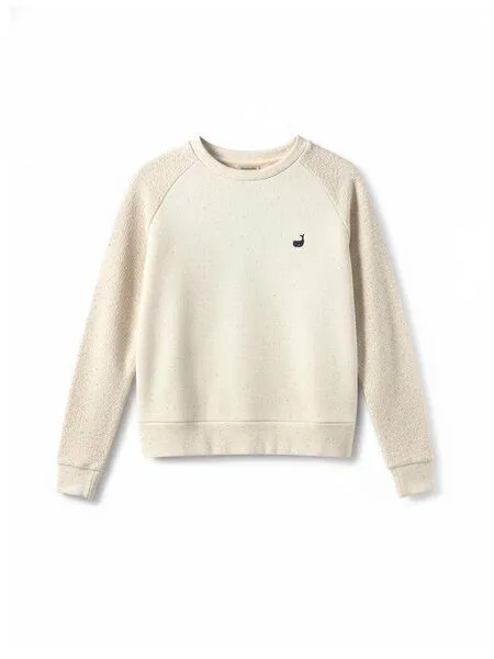 TWOTHIRDS TWOTHIRDS Klassisches Sweatshirt Santa Monica, Ecru, – Produktbild 1 von 3