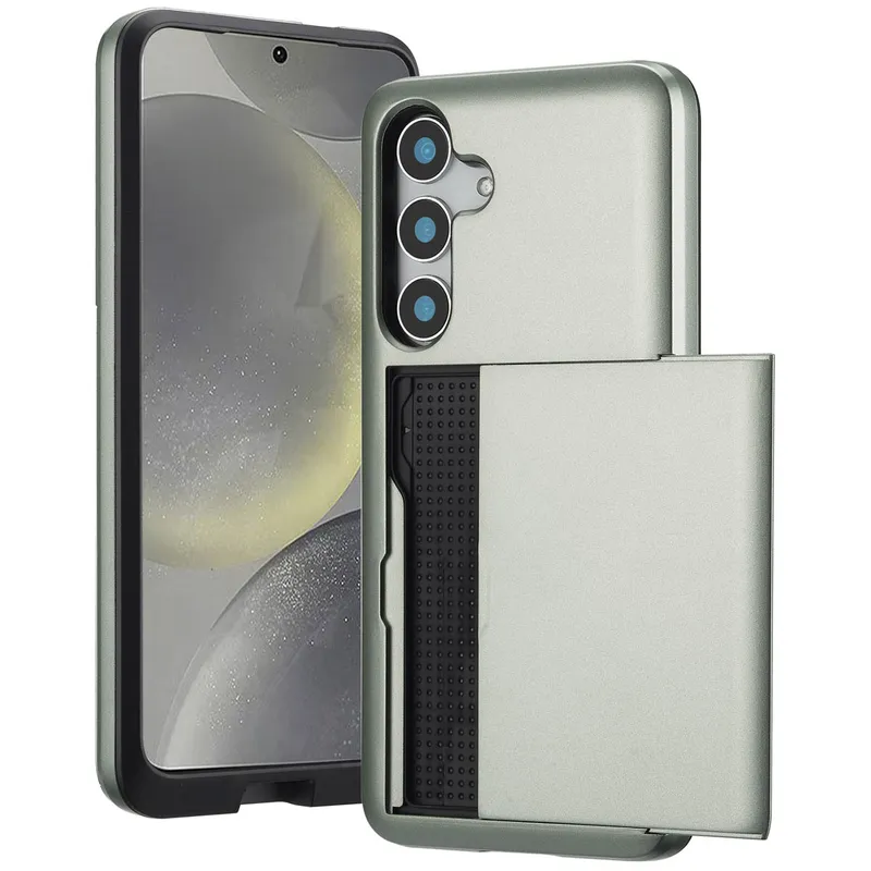 imoshion imoshion Backcover mit Kartenfach für das Samsung Galaxy S25, Grün, – Produktbild 1 von 1